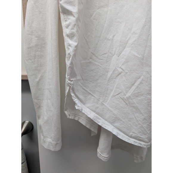 Astrid White Cotton Button Up Shirt Long Sleeve Oversized Made in Italy Size S - Picture 2 of 4